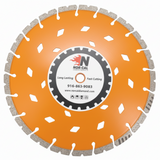 INEXPENSIVE DIAMOND COMBO BLADE FOR ASPHALT AND CONCRETE