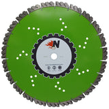 14" X .125" X 1"/20mm Shark Tooth Turbo Blade