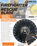 14" Rescue / Metal Cutting Blade, with Side Abrasion MCR-14