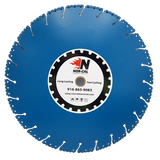 14" x 1"-20mm Vacuum Brazed Diamond Blades