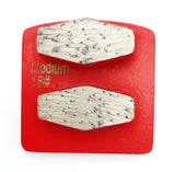 18-Grit Medium Bond TEQ/Redi-Lok Double Casket Segment - Diamond Blade Supply