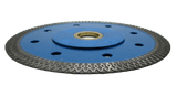 4" THIN TURBO BLADE W/REINFORCED CORE FOR PORCELAIN, DEKTON, GRANITE, STONE - Diamond Blade Supply