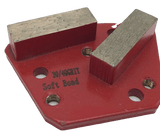 30/40G SOFT BOND DOUBLE-SEG FLOOR GRINDING SHOE/TRAPEZOID - Diamond Blade Supply