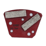 16 G DOUBLE SQUARE 3 HOLE (SOFT) GRINDING TRAPEZOID/METAL BOND - Diamond Blade Supply