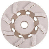 5" X 5/8-11 SINGLE TURBO THREADED DIAMOND CUP WHEEL - Diamond Blade Supply