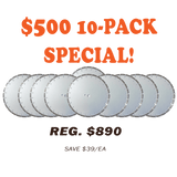(10-Pack Special) 14" Premium Turbo Blade w/20mm Arbor - Diamond Blade Supply