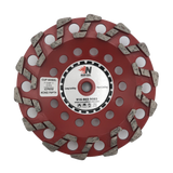 5-PACK PROMO: FREE 7" Dust Shroud with (5) Z-Seg/S-Seg Supreme Diamond Concrete Cup Grinding Wheels - Diamond Blade Supply